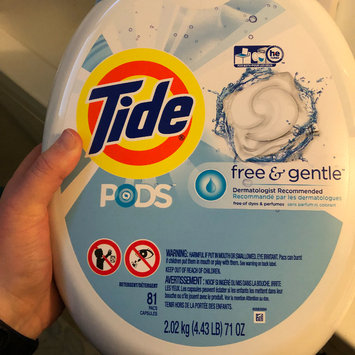 Photo of Tide PODS® Free and Gentle Laundry Detergent uploaded by Justine S.