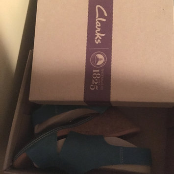 Photo of Clarks 7M Black Nubuck Caslynn Shae Wedges uploaded by Rosaira S.