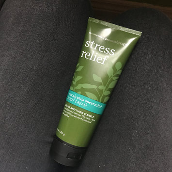 Photo of Bath & Body Works® Aromatherapy STRESS RELIEF-EUCALYPTUS & SPEARMINT Hand Cream uploaded by Meghan R.