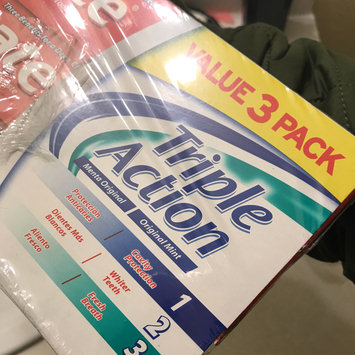 Photo of Colgate® Triple Action Fluoride Toothpaste Original Mint uploaded by Dani D.