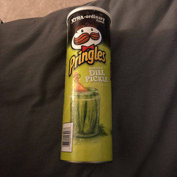 Photo of Pringles® Xtra Screamin' Dill Pickle Potato Crisps uploaded by Heather C.