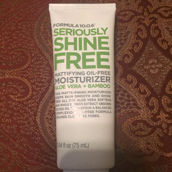 Photo of Formula 10.0.6 Seriously Shine Free Mattifying Oil-Free Moisturizer with Aloe Vera & Bamboo, 2.54 fl oz uploaded by Brittany K.