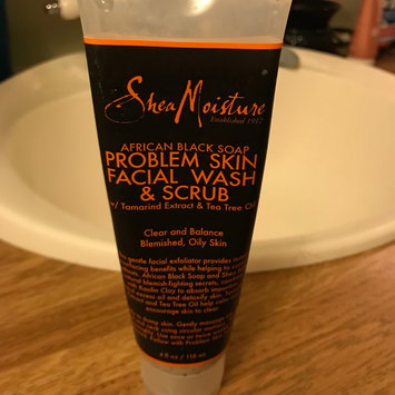 Photo of SheaMoisture African Black Soap Problem Skin Facial Wash & Scrub uploaded by Kendra H.