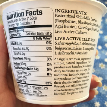 Photo of Siggi's Yogurt Non-Fat Acai & Mixed Berries uploaded by Stacy S.