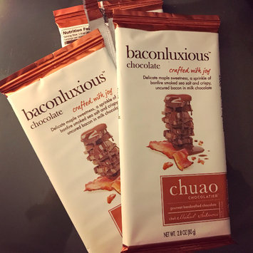 Photo of Chuao Chocolatier All Natural Milk Chocolate Bar, Maple Bacon, 2.8 Ounce uploaded by Angeline E.