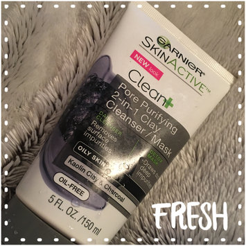 Photo of Garnier SkinActive Clean+ Pore Purifying 2-In-1 Clay Cleanser Mask uploaded by veezy G.