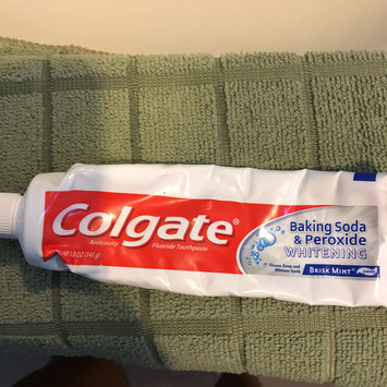 Photo of Colgate® Baking Soda & Peroxide WHITENING Toothpaste Brisk Mint uploaded by Karina L.