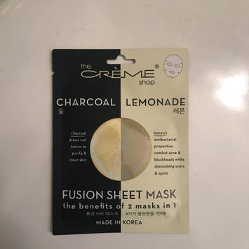 Photo of the CRÈME shop Charcoal & Lemon Fusion Sheet Mask uploaded by Sarah S.