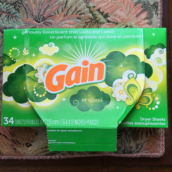 Photo of Gain® Original Fabric Softener Sheets 34 ct Box uploaded by Jill R.