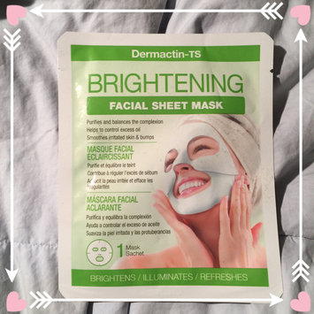 Photo of Dermactin - Ts Dermactin-TS Facial Sheet Mask Brightening uploaded by Leslie G.