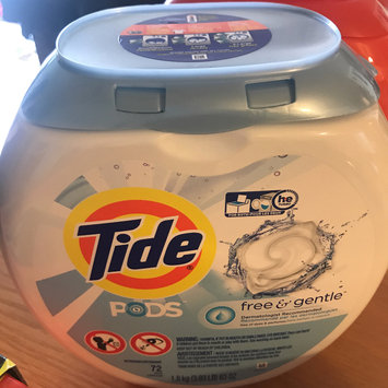 Photo of Tide PODS® Free and Gentle Laundry Detergent uploaded by Jess C.