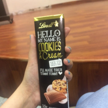 Photo of Lindt Hello Cookies & Cream Bar uploaded by Rebeca D.