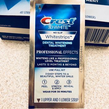 Photo of Crest 3D White Luxe Professional Effects Whitestrips Teeth Whitening Kit uploaded by Louie A.