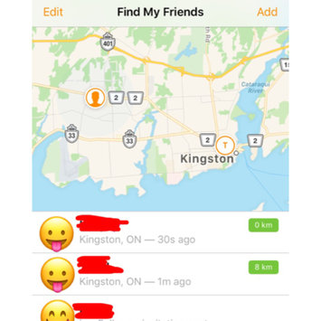 Photo of Apple Find My Friends uploaded by alyssa c.