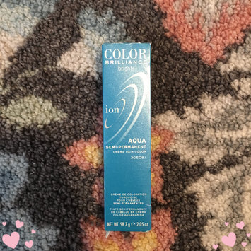 Photo of Ion Color Brilliance Brights Semi-Permanent Hair Color Aqua uploaded by Stephanie R.