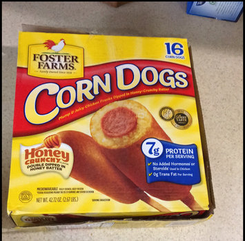 Photo of Foster Farms Chicken Franks Dipped In Honey Batter Corn Dogs, 16ct uploaded by Ruzzy G.