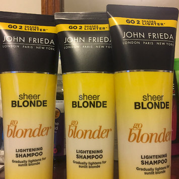 Photo of John Frieda® Sheer Blonde Go Blonder Lightening Shampoo uploaded by Rebeca L.