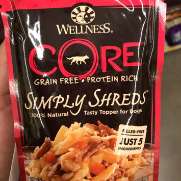 Photo of Wellness® Core® Simply Shreds Dog Food Topper - Natural, Grain Free, Chicken, Beef and Carrots size: 2.8 Oz uploaded by Adriana C.