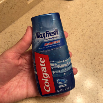 Photo of Colgate® MaxFresh® with WHITENING MINI BREATH STRIPS Toothpaste Cool Mint uploaded by Stephanie E.