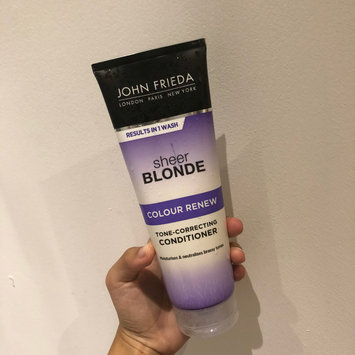 Photo of John Frieda® Sheer Blonde Colour Renew Tone-Correcting Conditioner uploaded by Evyn G.