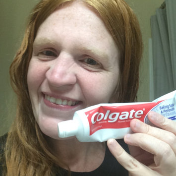 Photo of Colgate® Baking Soda & Peroxide WHITENING Toothpaste Brisk Mint uploaded by Kathleen H.