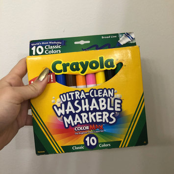 Photo of Crayola 10 Ct Ultraclean Broadline Classic uploaded by Official S.