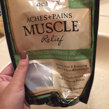 Photo of Village Naturals Therapy Aches+Pains Muscle Relief Foaming Bath Soak with Epsom Salt, 36 oz uploaded by Brianna G.