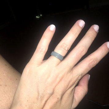 Photo uploaded to QALO Men's Silicone Wedding Ring - Black, Grey, Navy Blue, Maroon, Avocado Green (From QALO Silicone Wedding Band