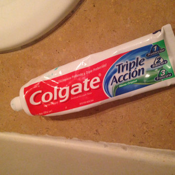 Photo of Colgate® Triple Action Fluoride Toothpaste Original Mint uploaded by carolina o.