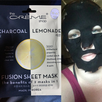Photo of the CRÈME shop Charcoal & Lemon Fusion Sheet Mask uploaded by Nicole T.