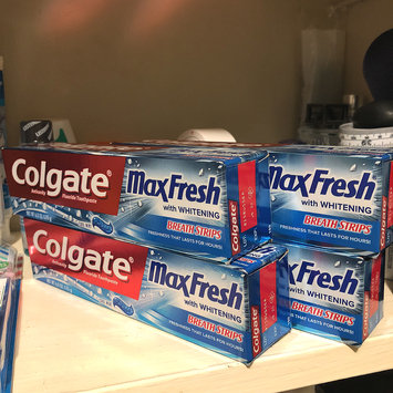 Photo of Colgate® MaxFresh® with WHITENING MINI BREATH STRIPS Toothpaste Cool Mint uploaded by Rose Marie B.