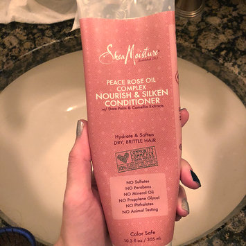 Photo of SheaMoisture Peace Rose Oil Complex Nourish & Silken Conditioner uploaded by Courtney T.