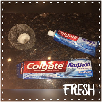 Photo of Colgate® MaxFresh® WITH MINI BREATH STRIPS Clean Mint Fluoride Toothpaste uploaded by Amanda G.