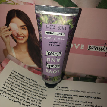 Photo of Love Beauty And Planet Argan Oil & Lavender Hand Lotion uploaded by Lulu S.
