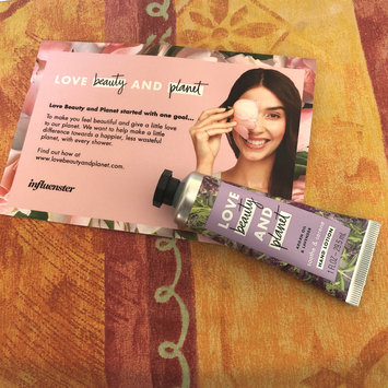 Photo of Love Beauty And Planet Argan Oil & Lavender Hand Lotion uploaded by Xochithl O.