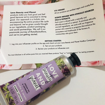 Photo of Love Beauty And Planet Argan Oil & Lavender Hand Lotion uploaded by angie n.