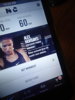 Photo of Nike Training Club App uploaded by Elizabeth M.
