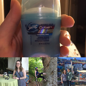 Photo of Secret Outlast Xtend Invisible Solid Completely Clean Antiperspirant/Deodorant uploaded by Emily G.
