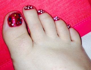 Photo of Bundle Monster 5 Nail Art Manicure Wheels W 3D Designs Glitters Rhinestones Beads uploaded by Nicole C.