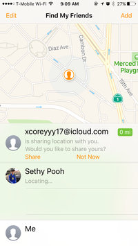 Photo of Apple Find My Friends uploaded by Jenni D.