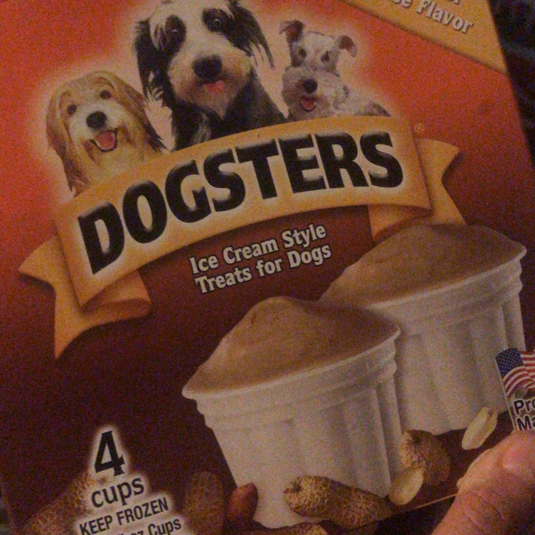 Dogsters Ice Cream Style Treats For Dogs Nutly Peanut Butter & Cheese