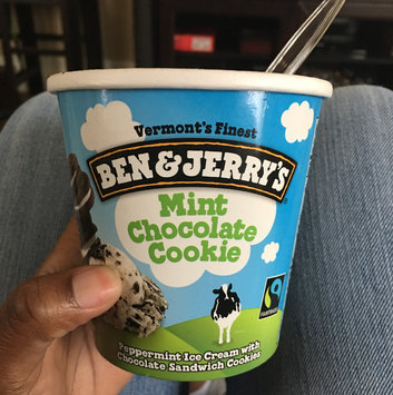 Photo of Ben & Jerry's® Mint Chocolate Cookie Ice Cream uploaded by Sabria B.