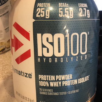 Photo of Dymatize Iso-100 Fudge Brownie - 5 lbs (2263g) uploaded by Gabriela P.