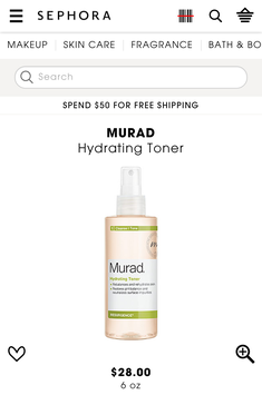 Photo of Murad Hydrating Toner uploaded by Sammie H.