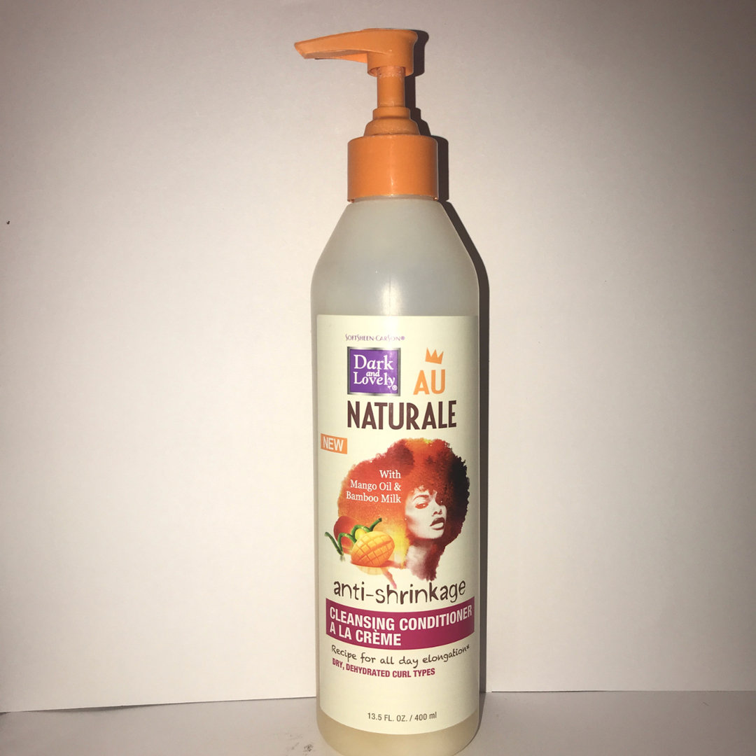 Dark and Lovely Au Naturale Anti-Shrinkage Cleansing Conditioner A-La-Creme, 13.5 fl oz