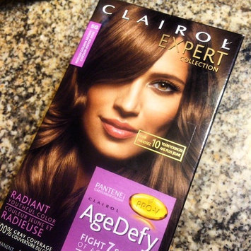 Photo of Age Defy Clairol Expert Collection Age Defy Permanent Hair Color 5W Medium Chocolate Brown 1 Kit uploaded by karen S.