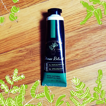 Photo of Bath & Body Works® Aromatherapy STRESS RELIEF-EUCALYPTUS & SPEARMINT Hand Cream uploaded by mikaandtj s.