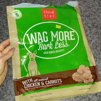 Photo of Cloud Star Wag More Bark Less Dog Treat - Natural, Chicken Carrots uploaded by Kendra W.