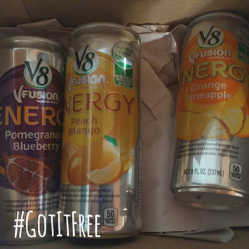 Photo of V8® V-Fusion + Energy Peach Mango Flavored Vegetable & Fruit Juice uploaded by Eileen T.