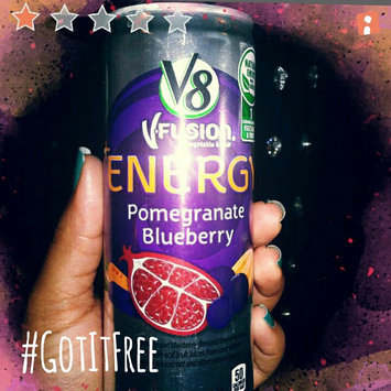 Photo uploaded to V8® V-Fusion + Energy Peach Mango Flavored Vegetable & Fruit Juice by Kristal R.